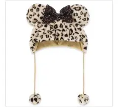 ディズニー ファンキャップ ミニー ヒョウ柄 ブラウン 帽子