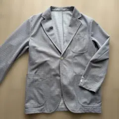 J.PRESS グレー シングルブレストジャケット M 千鳥格子柄