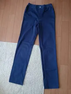 GUネイビー ロングパンツ140cm