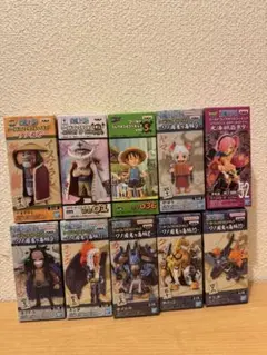 ワンピース　まとめ売り　ワーコレ　白ひげ　カイドウ　ルフィ　ワールドコレクタブル