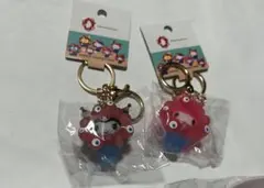 ミャクミャク 立体マスコットクリアカラーキーホルダー マイメロ　クロミ　新品