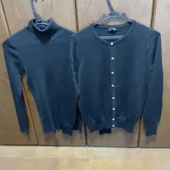 DHC タートルネック＆カーディガン セット