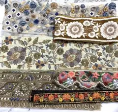 インド刺繍リボン ハギレまとめ売り