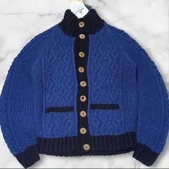 未使用品✨インバーアラン 茶タグ ニット カーディガン トゥモローランド別注