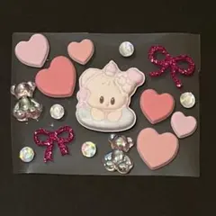 おすそ分けシール　ピンク系