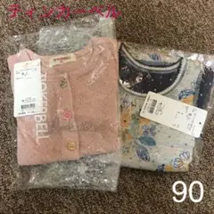 ★再値下げ★【新品未使用】ティンカーベル ワンピース&カーディガン90
