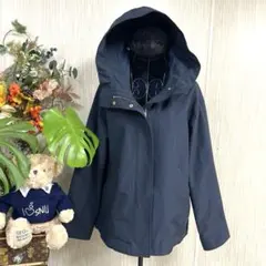 ピア様専用 未使用級　GUマウンテンパーカ　ネイビー　M　レディース