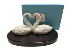 LLADRO リヤドロ 白鳥 エンドレスラブ フィギュリン 美品 元箱付 台付
