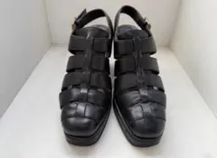 お値下げなし早い者勝ち！　美品『PRADA』leather sandalのサムネイル