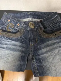 ダークブルースリムフィットデニム