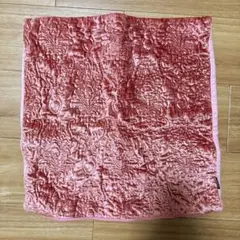 未使用 フランフラン エンボス加工 ベロア ピンククッションカバー