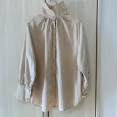 美品【KBF】ケービーエフ　スタンドカラーシャツ