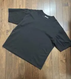 エアリズムコットンオーバーサイズTシャツ ブラック XXL 5分袖