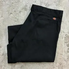 Dickies　ワークパンツ　FLEX　W42L31　ブラック　古着