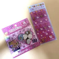 キティ おはじきシール♡タイルシールセット ギャル、日焼け