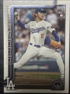 佐々木朗希　Roki Sasaki RC Los Angeles Dodgers