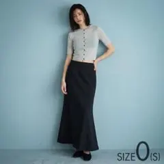 【CLANE／定価¥26,400】FLOW MERMAID SKIRT／黒0