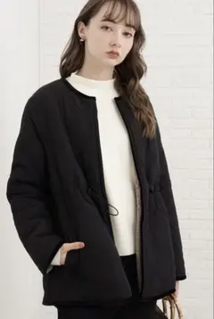 クチュールブローチ中綿リバーシブルジャケット40