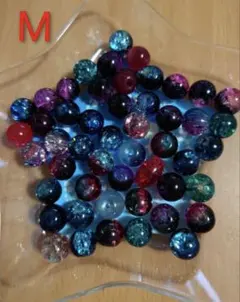 最終価格 クラックビーズ マルチカラー60ｇ 【200円】