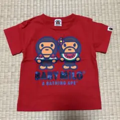 超美品⭐️BAPE KIDS Baby Milo Tシャツ 110 ピンク - メルカリ