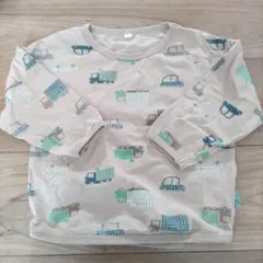 車両柄 コットン Tシャツ 95　記名なし