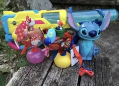 全て現地購入 正規品 USJ他 水鉄砲 扇風機 マリオ キティ スティッチ水筒