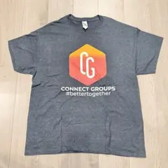 Gildan Connect Groups Tシャツ XL ダークグレー　古着のサムネイル