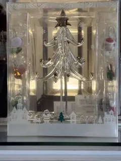 【函館クリスマスファクトリー】ガラスのクリスマスツリーとオーナメントセット
