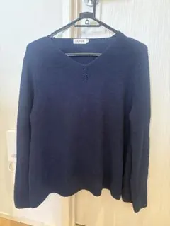 【LEPSIM】長袖Vネックニット