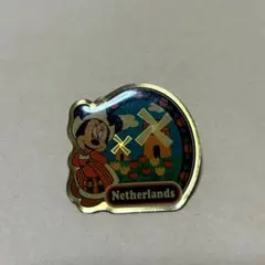 ミニーマウス オランダ ピンバッジ 世界の旅コレクション 2001 ディズニー