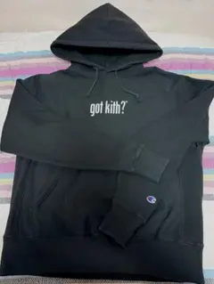 き*ど様 美品【KITH】マーベリック ロゴパーカー厚手 ブラック ロゴ刺繍 き*ど様 美品【KITH】マーベリック ロゴパーカー厚手 ブラック ロゴ
