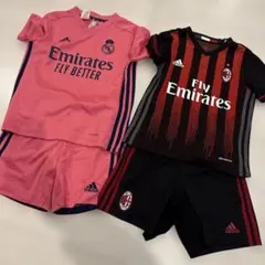 adidas 子供用 サッカーウェアセット　140