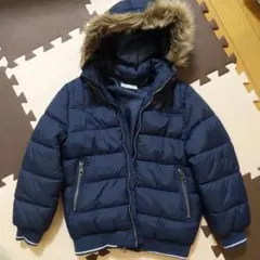 H&M ネイビー ダウンジャケット　130