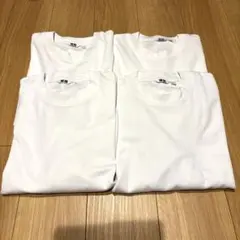 【UNIQLO】エアリズムコットンクルーネックTシャツ 4枚セット サイズSのサムネイル