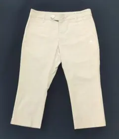 le coq sportif GOLF チェック柄 七分丈パンツ 刺繍ロゴ付き