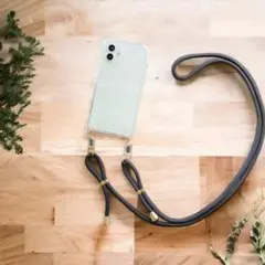 iPhone13mini ケース チェーン スマホショルダー スマホカバー