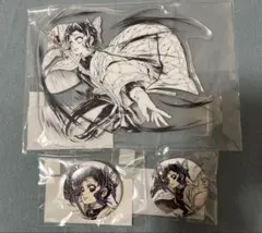 鬼滅の刃C105幕間画くじ蟲柱胡蝶しのぶセットアクリルスタンド缶バッジ