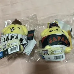 侍ジャパン×サンリオ カラビナ付きマスコット 2点セット