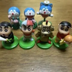 チョコエッグフィギュア6体セット　ドラえもん　クレヨンしんちゃん