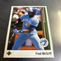 MLB 1989 Upper Deck Fred McGriff Toronto
