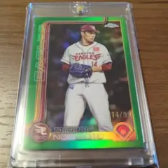 2025 TOPPS CHROME NPB 則本昂大 ジャージーNO