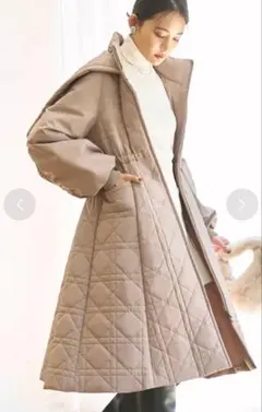 はる様専用2WAYシルエットミックスステッチフーディーパテッドコート