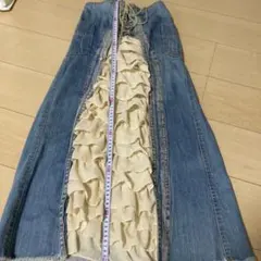 Fromfirst Musee デニムフリルロングスカートのサムネイル