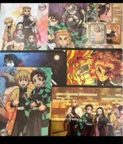 ★鬼滅の刃　レイヤードクリアファイル　ダブルポケットクリアファイル無限列車　7枚