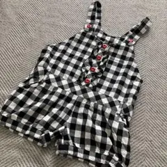 ALGY ギンガムチェック サロペット