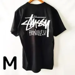 ステューシー STUSSY HONOLULU Tシャツ ハワイ限定 半袖 M 黒