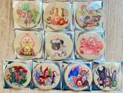 ラスト！こびとづかん　ヨーカドー限定　ホログラム缶バッジ　全10種コンプリート