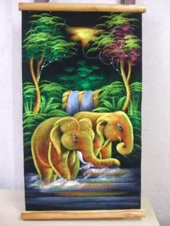 壁掛け（象　タイ製）