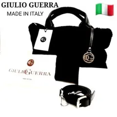 新品限定⭐GIULIO GUERRA✫本革 ムートン ファー 2way バッグ