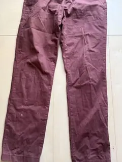 訳ありTOMMY HILFIGERチノパンカスタムフィット 30/32 ボルドー